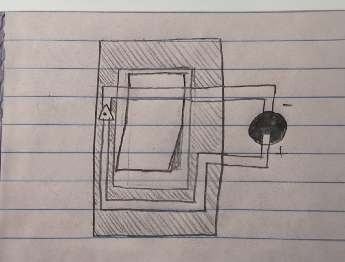 This is a circuit of the Light swither (Light ON)